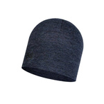 Czapka zimowa z wełny merynosów Buff Midweight Merino Wool Hat Melange Night Blue U Niebieska (118007.779.10.00)