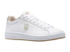 Buty sportowe białe damskie K-Swiss COURT SHIELD tenisówki z naturalnej skóry (96599-997-M)