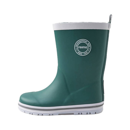 Wyprzedaż - Kalosze dziecięce Reima Taika 2.0 Pine green zielone buty nieprzemakalne (5400001A-8980)