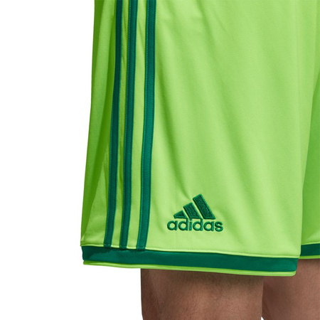 Spodenki piłkarskie męskie adidas Regista 18 Short sportowe treningowe zielone (CF9598)