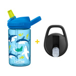 Zestaw butelka na wodę dla dzieci Camelbak eddy+ Kids 400ml + zapasowa nakrętka z ustnikiem