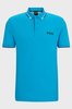 Koszulka Polo męska Boss Paddy Pro Turquoise/Aqua regular fit turkusowa (50469102-442)