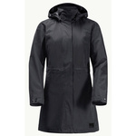 Kurtka damska zimowa Jack Wolfskin OTTAWA COAT black Texapore 3in1 polarowa czarna (1107244_6000)