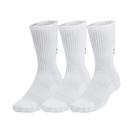 Skarpety Under Armour TC 3pk Crew 1386311 100 (1386311100)
