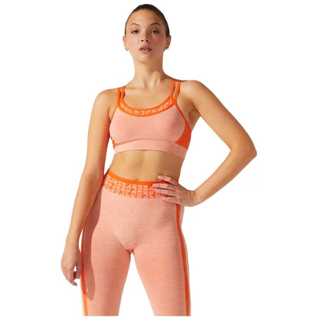 Stanik sportowy Asics Cropped Logo Seamless Bra W (2032B791-800)