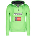 Bluza Geographical Norway GYMCLASS FLASH GREEN MEN 054 POP jaskrawa zieleń męska (WW4181H/GN-Flashy green)