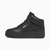 Sneakersy damskie Puma Carina Street MID za kostkę skórzane czarne (392337-02)