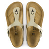 Japonki damskie złote Birkenstock Gizeh Birko-Flor Regular szerokie (1016108)