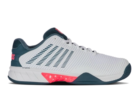 Męskie sneakersy K-Swiss HYPERCOURT EXPRESS 2 WH/STRGZR/NEONBLZ-M (06613-129-M)