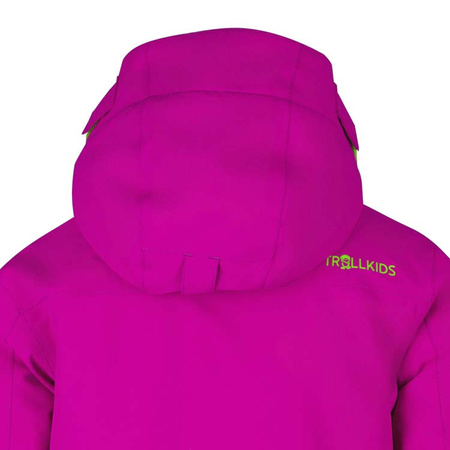 Kurtka zimowa dziecięca Trollkids Kids Holmenkollen Snow Jacket Pro wodoodporna różowa (913-213)