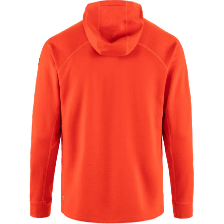 Polar męski Fjällräven Abisko Grid Fleece Hoodie M Flame Orange (F12600228-214)