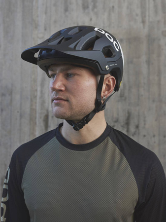 Wyprzedaż - Kask rowerowy POC TECTAL RACE MIPS Uranium Black/Hydrogen White Matt (10580_8348)
