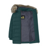 Wyprzedaż - Kurtka puchowa dziecięca Lego Wear LWJULIO 714 Jacket z odblaskowymi elementami zielona (22886-827)