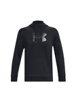 Wyprzedaż - Bluza sportowa męska Under Armour UA Armour Fleece Big Logo HD z kapturem czarna (1379743-001)