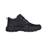 Wyprzedaż - Buty skórzane wysokie męskie Skechers Knowlson Ramhurst półbuty jesienne czarne (204921-BLK)