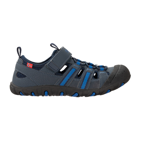 Sandały sportowe dziecięce dla chłopca/dziewczynki Trollkids Kids Sandefjord Sandal XT navy/medium blue (668-117)