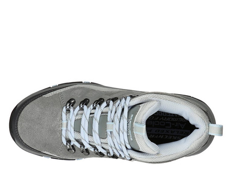 Wyprzedaż - Buty hikingowe damskie Skechers Relaxed Fit Trego Rocky Mountain RM turystyczne (158258-GRY)
