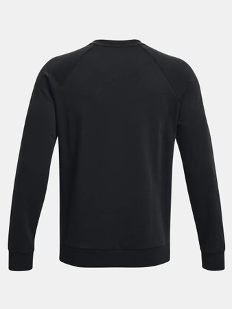 Bluza sportowa męska UNDER ARMOUR FLEECE CREW ciepła czarna (1379755-001)