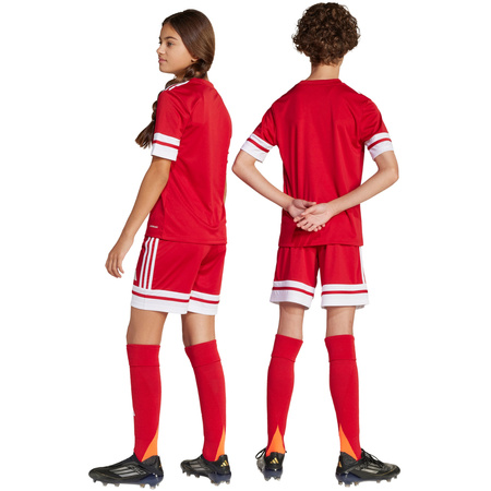 Spodenki dla dzieci adidas Squadra 25 czerwone (JJ2416)