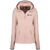 Bluza polarowa damska rozpinana Geographical Norway Unicia EO LADY 235 z kapturem różowa (WW4511F/GNO-PINK)