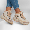 Wyprzedaż - Buty trekkingowe damskie Skechers Relaxed Fit Trego Rocky Mountain RM beżowe (158258-NAT)