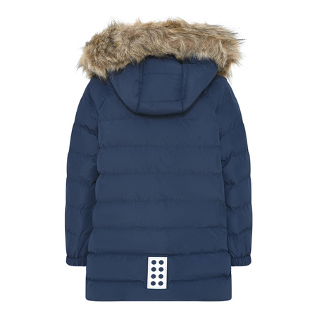 Wyprzedaż - Kurtka zimowa dziecięca Lego Wear LWJULIO 714 Jacket kurtka puchowa granatowa (22886-590)