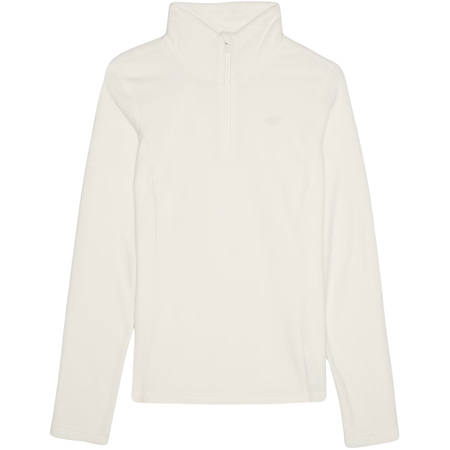 Bluza polarowa damska 4F F048 kremowy (4FWAW24UFLEF048 12S)