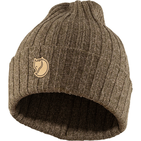 Czapka zimowa damska/męska Fjällräven Byron Hat wełniana Dark Olive-Taupe brązowa (F77388-633-284)