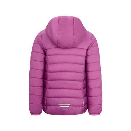 Kurtka ultralekka przejściowa dziecięca dla dziewczynki Trollkids Girls Eikefjord Jacket mallow pink/papaya (464-242)