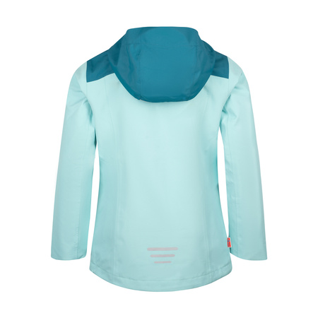 Kurtka przeciwdeszczowa dziecięca dla dziewczynki Trollkids Girls Bergen Jacket aqua/teal (611-333)