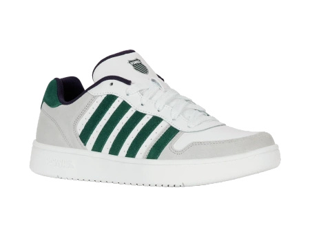 Męskie sneakersy K-Swiss COURT PALISADES RAIN FOREST/WHITE/WHITE-M (06931-330-M)