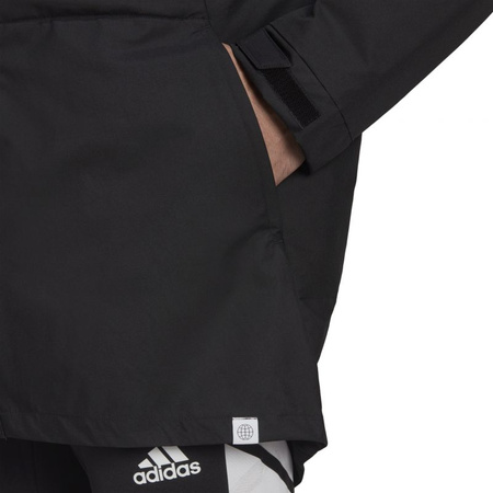 Kurtka sportowa męska adidas Condivo 22 Stadium Parka M piłkarska czarna (H21252)