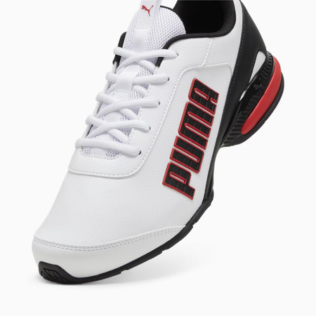 Wyprzedaż - Buty męskie Puma Equate SL 2 sneakersy treningowe skóra ekologiczna białe (310039-02)