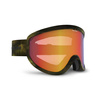 Gogle narciarskie damskie/męskie Volcom Footprints snowboardowe zimowe czerwone (VG0622303)