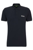 Wyprzedaż - Koszulka Polo męska BOSS Paule BLU koszulka slim fit granatowa (50512789-402)