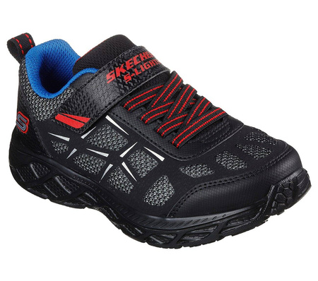 Buty sportowe dziecięce Skechers Dynamic-Flash Rezlur czarne (401529L-BKRB)