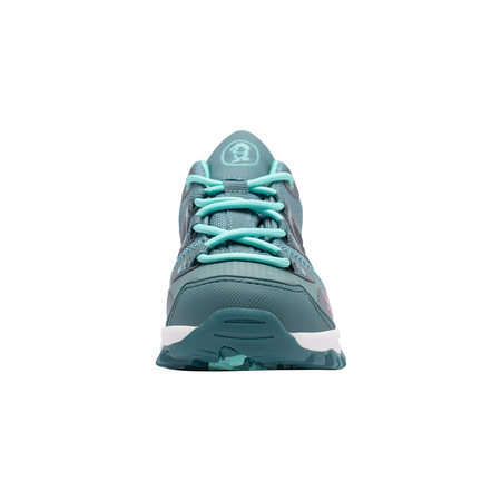 Wodoodporne buty turystyczne dziecięce dla chłopca/dziewczynki Trollkids Kids Rondane Hiker Low glacier green/teal (259-319)