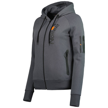 Bluza damska Geographical Norway Fabuleuse EO Lady 100 GRIS FONCÉ (WU5303F/GNO-DARK GREY)