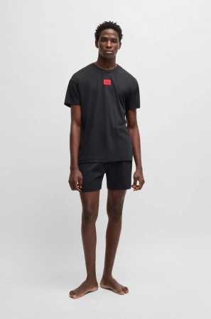 Piżama HUGO GALAXY SHORT czarny (50540091-001)
