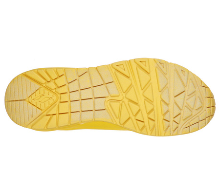 Wyprzedaż - Sneakersy damskie Skechers Uno Stand On Air buty sportowe żółte (73690-YEL)