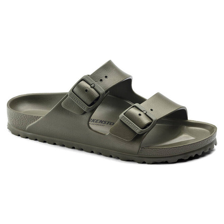 Klapki męskie zielone Birkenstock Arizona EVA Khaki regular szerokie zielone (1019094)