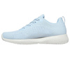 Sneakersy damskie Skechers Bobs-Squad Breeze Way niebieskie (117067-LTBL)