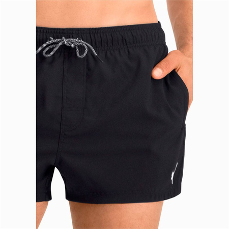 Spodenki plażowe męskie kąpielowe PUMA SWIM MEN SHORT LENGTH SWIM SHORTS 1P czarne (907658-07)