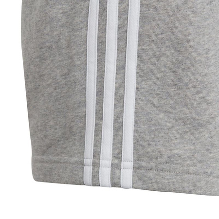 Spodenki sportowe adidas Essentials 3-Stripes Jr szorty na lato szare (IC3632)