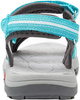 Sandały sportowe dziecięce dla dziewczynki Trollkids Girls Preikestolen Sandal mint/ grey (254-132)