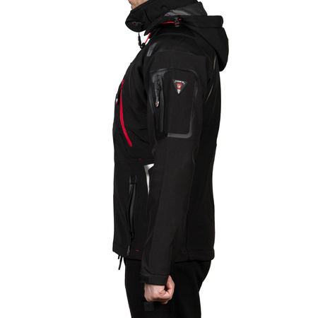 Kurtka męska czarna Softshell Geographical Norway Techno (WU6068-GN-BLACK)