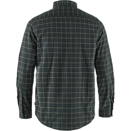 Koszula z długim rękawem męska Fjällräven Övik Flannel Shirt M Dark Grey (F82979-030)