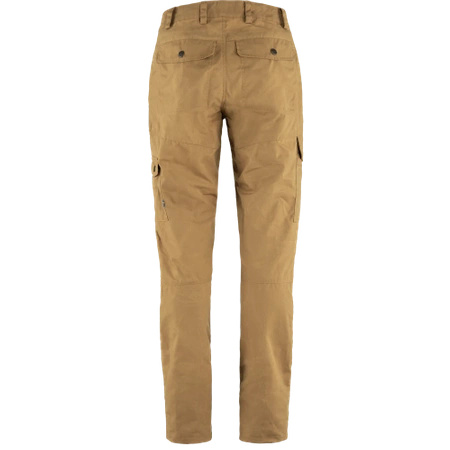 Spodnie outdoorowe damskie Fjällräven Karla Pro Trousers Curved trekkingowe brązowe (F89727-232)