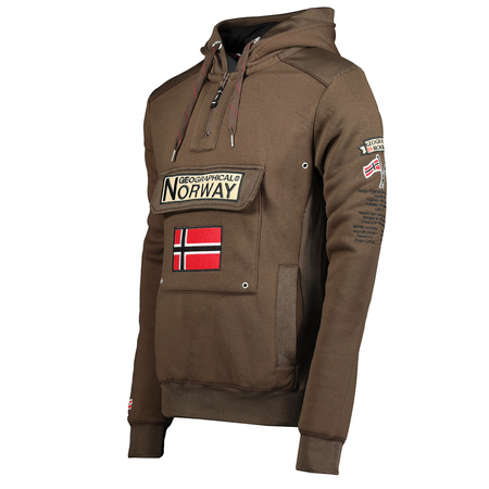 Bluza Geographical Norway GYMCLASS BROWN DB MEN 054 brązowy męska (WW2487H/GN-Brown)