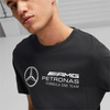 Koszulka męska Puma Mercedes-AMG Petronas F1 Logo sporotwy T-shirt czarna (536447-01)